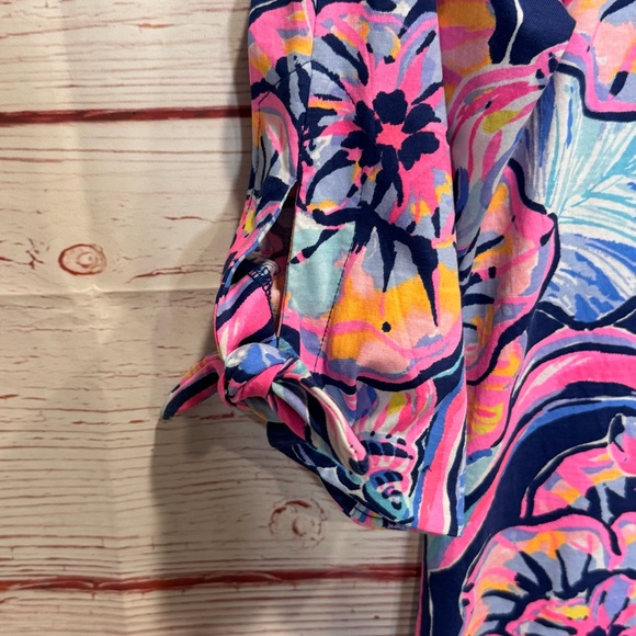 Lilly Pulitzer Preston Dress in Nauti Navy Boho Bateau Sz S - Picture 8 of 13